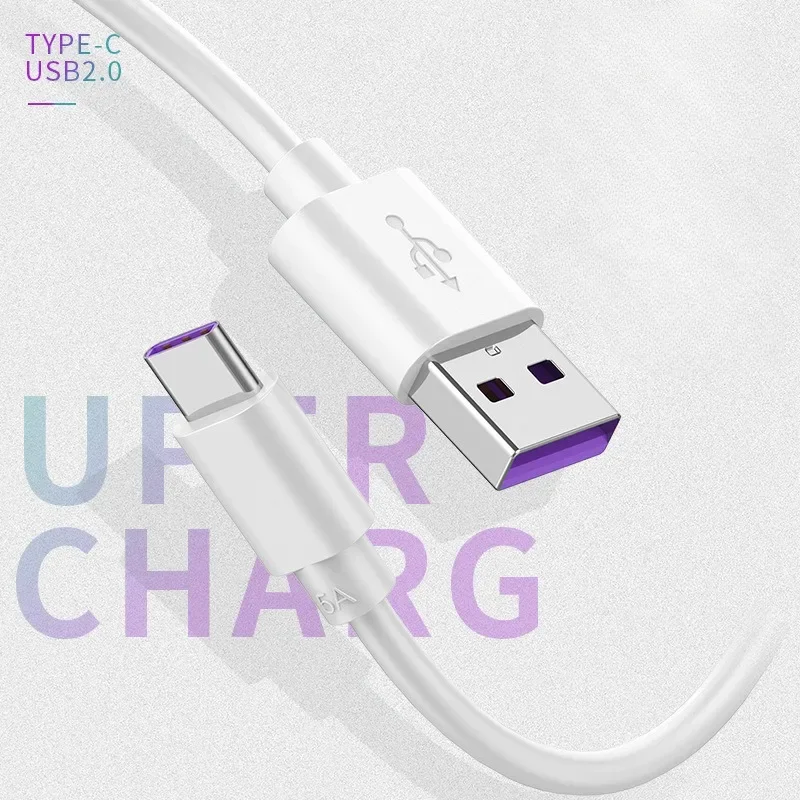 Câble Micro USB 5A pour Recharge Rapide et Transfert de Données, Cordon de Chargeur pour Téléphone Portable, Compatible avec Xiaomi, Redmi, Samsung, Android