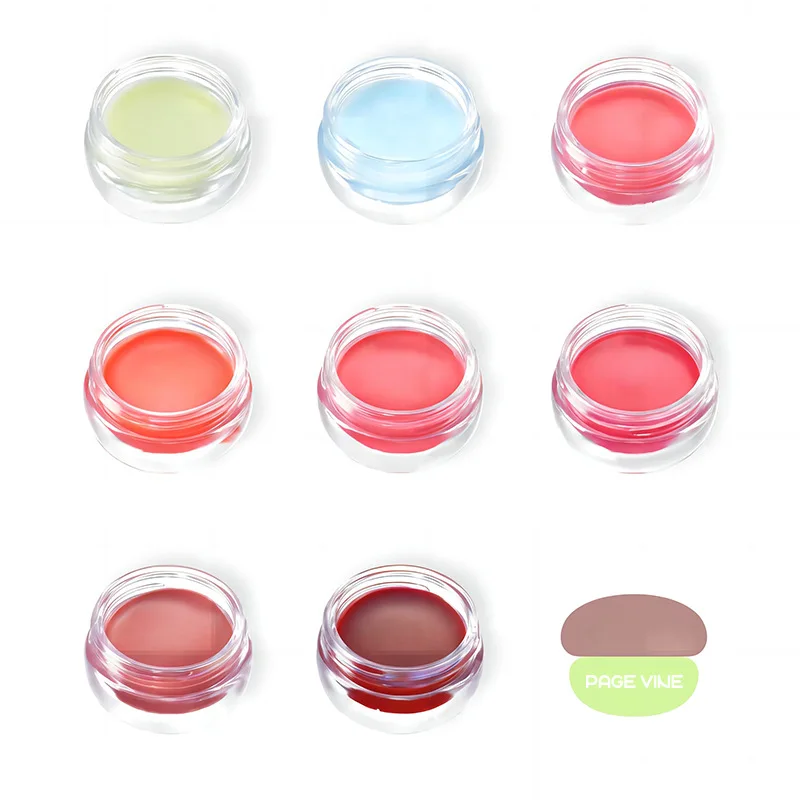 หน้า VINE Jam ลิปสติก Mirror Smooth Moisturizing Hydrating Lip Gloss Whitening Lip Lines Pocket Lip Jam Lip Balm Lips แต่งหน้า