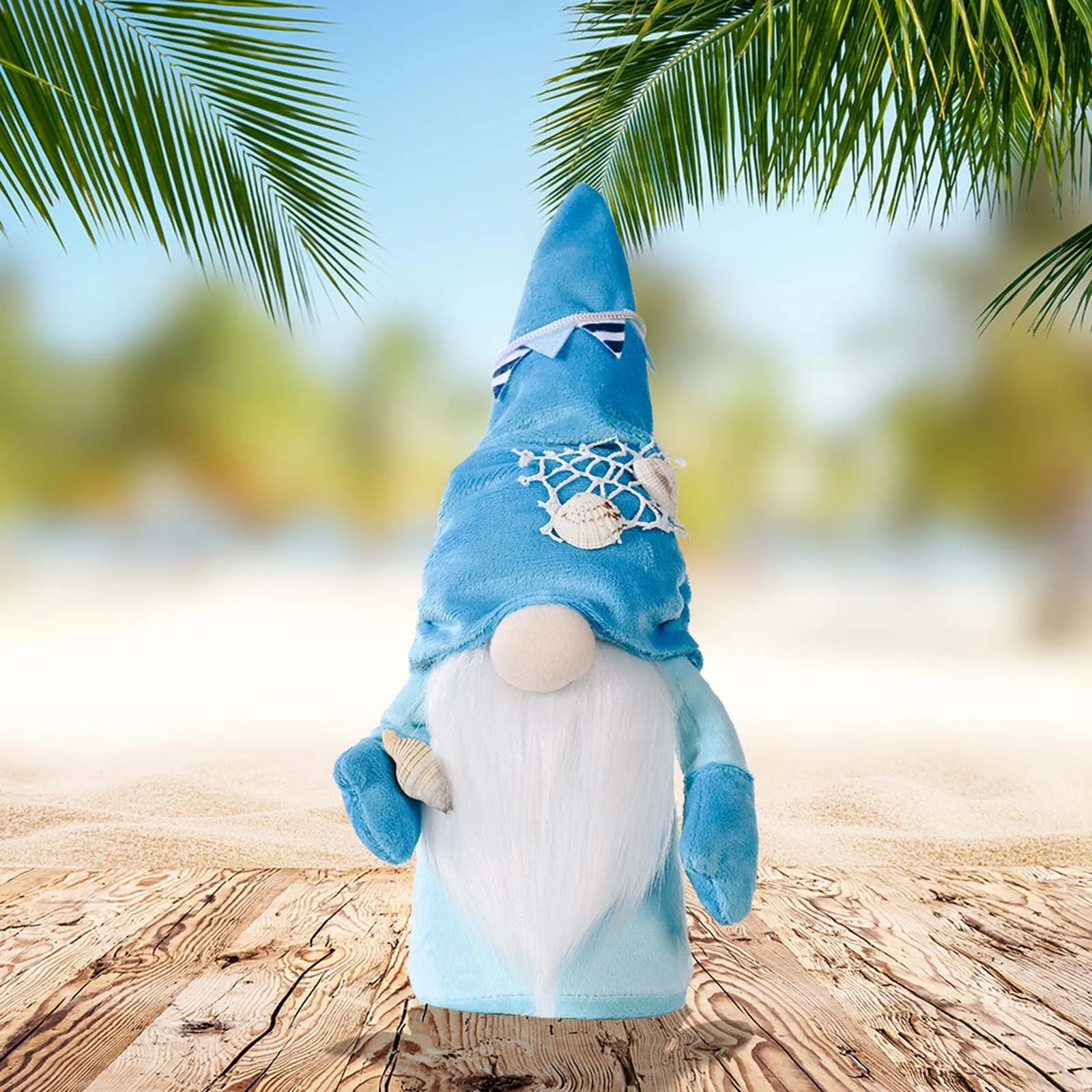 Summer Oceans World Day Gnome Home Decorations Holiday Faceless Collectible Doll Ornament Beach Style Figurine декор для комнаты