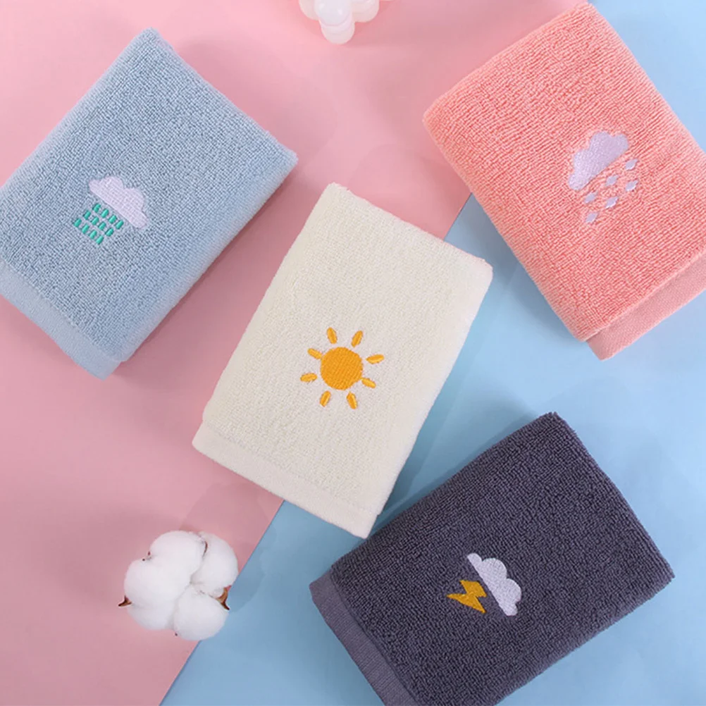 

4 шт., длинные хлопковые детские полотенца, мягкие, супервпитывающие, быстросохнущие, детская мочалка для ванны, детские мочалки для отрыжки