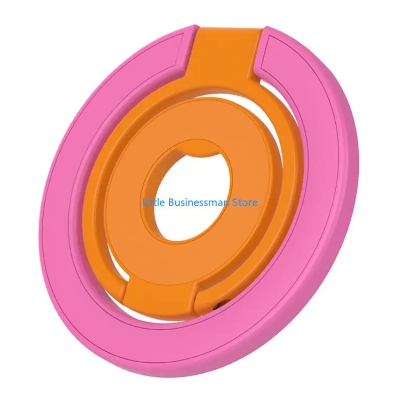 Handy Halter Finger Grip Ständer Doppelseitige Magnetische Halter für Telefon 17 16 15 Rotierenden Halterung Ständer M76A – Detail 4