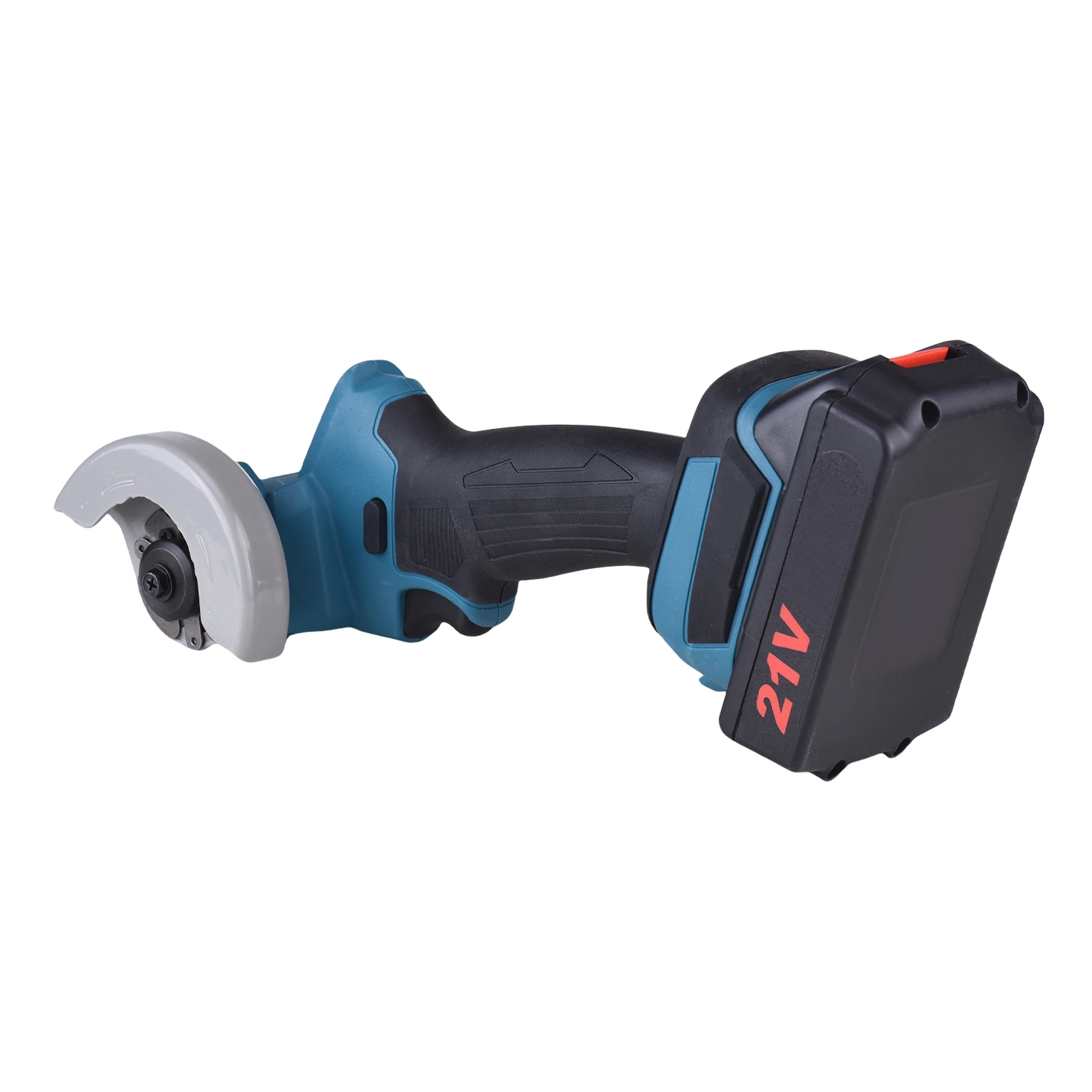 Sierra circular inalámbrica, amoladora angular de mano con mango antideslizante, herramienta de corte recargable para cortar metal, madera, azulejos y mármol