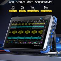 FNIRSIs DPOS350P 4-in-1 Tablet Oscilloscope, Dual-channel 350MHz Signal Generator, 50MHz Spectrum Analyzer Frequency Analyzer