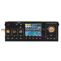 New RS-918 Plus HF SDR Transceiver MCHF-QRP Transceiver Amateur Shortwave Radio with Microphone Charger 3.4AH Built in Battery