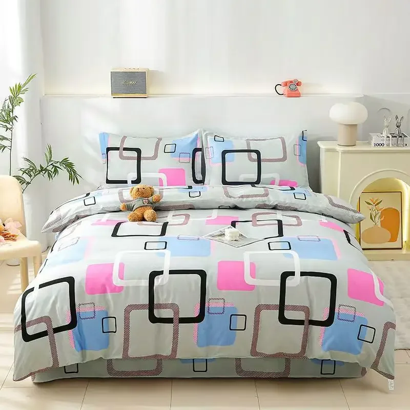

Mediterranean Style Romantic Duvet Cover Soft and Comfortable 150X200CM Single Bed Double Bed Large Duvet Cover Bed Bag