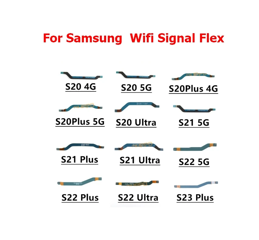 10 шт. для Samsung Galaxy S21 Plus S22 + S22 Ultra S23 антенна сигнала Wi-Fi коннектор материнской платы и ЖК гибкий кабель