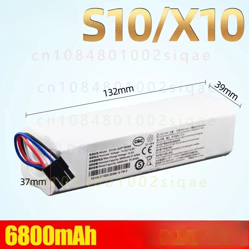FOR Dreame Robot Vacuum Battery Fit S10 X10 S20 X20 L10 X30 Replacement Spare Accessory