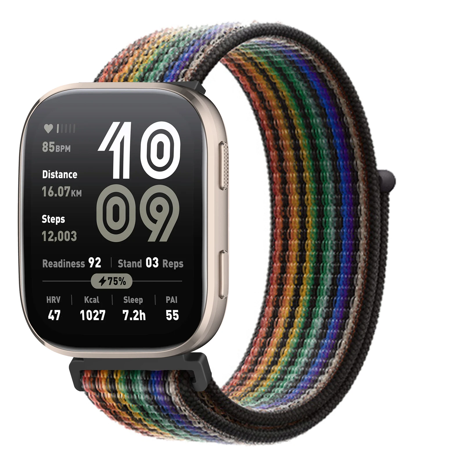 Amazfit Bip 6 스포츠 통기성 팔찌 용 나일론 루프 스트랩 지능형 Correa A... - 1