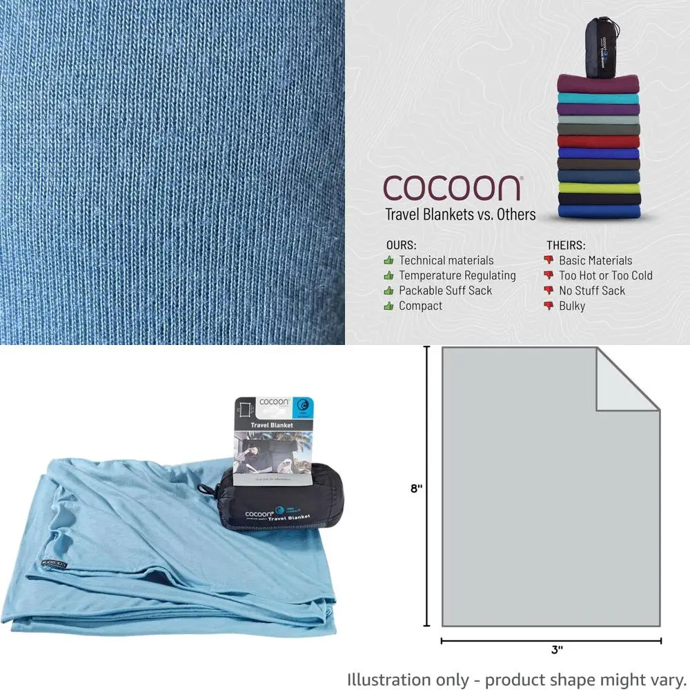 

Портативное легкое одеяло для приключений на природе | Идеально подходит для кемпинга и походов | Подходит для ношения на спине (или: удобен для ношения на спине) | Быстросохнущий (70 x 55)