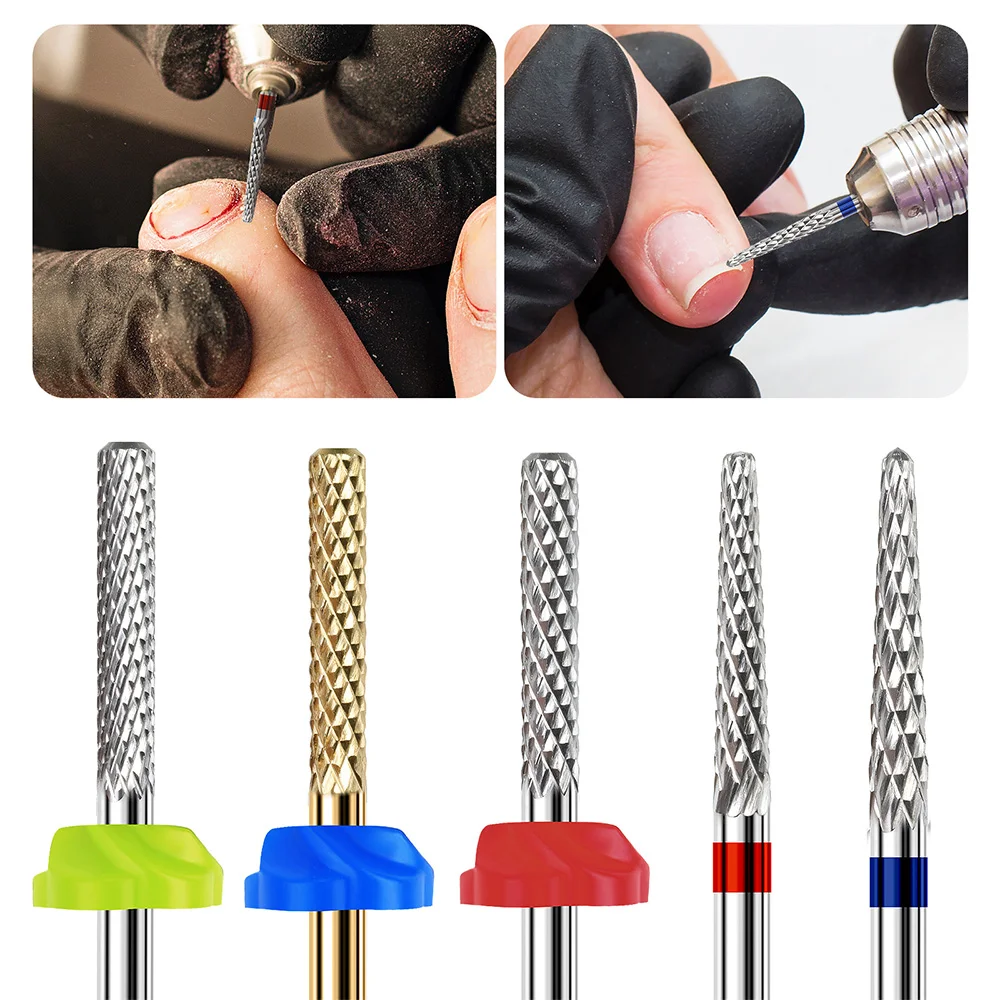 1pc Stainless Steel Nail Drill Bit Nail Drill Machine Bit For Gel Removal Polishing Tools Professional Pedicure Nail Efile Bits view 3