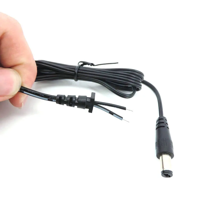 1M 2pin Adapter Output Power adapter Cord DC Male Plug 100cm Cable 5.5*2.5/2.1 4.0*1.7 3.5*1.35 repair cord B4