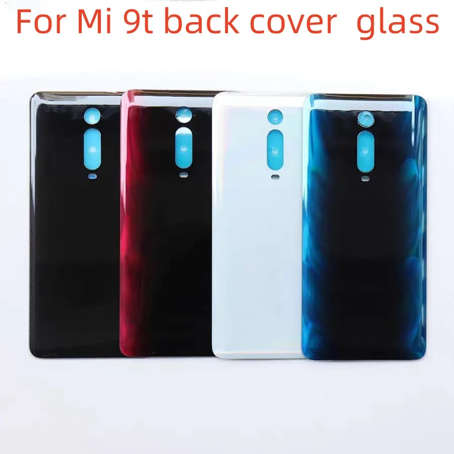 

Back cover For Xiaomi 9T Battery Back Cover Glass Panel Rear Door Battery Housing Case Adhesive Replace