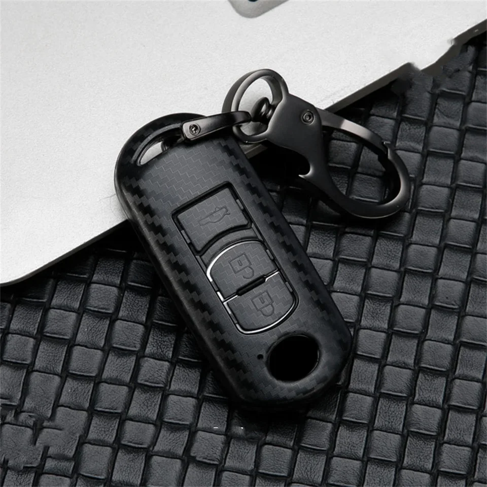 

Car Key Case Cover Key Bag For Mazda 2 3 5 6 Gh Gj Cx3 Cx5 Cx9 Cx-5 Cx 2020 Accessories Holder Shell Protect Set Car-Styling