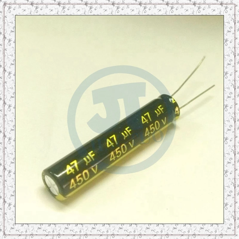 2pcs 47uF450V 450V47uF 47MFD 450WV 10*50mm Radial Aluminum Electrolytic Capacitor