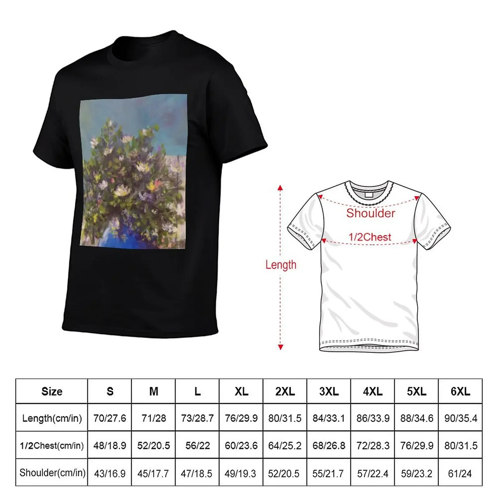 Wildflowers on a Wood Table AC141213 T-Shirt custom shirt summer tops fruit of the loom mens t shirts