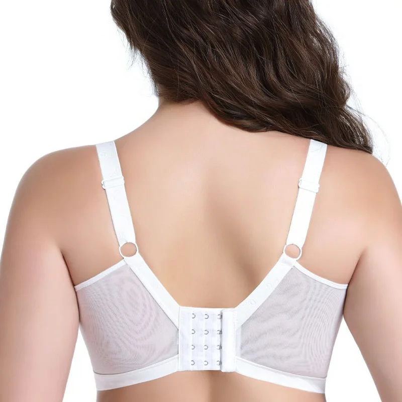 Sujetador de realce de cobertura completa para mujer, lencería Sexy ajustable con aros, Bralette de talla grande, 34, 36, 38, 40, 42, 44, 46, 48, 50, B, C, D, E