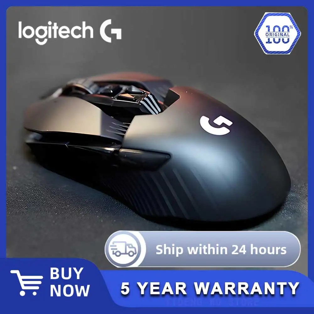 Беспроводная игровая мышь Logitech G903 Lightspeed, датчик Hero 16K, 16000 точек на дюйм, RGB, легкая, программируемые кнопки