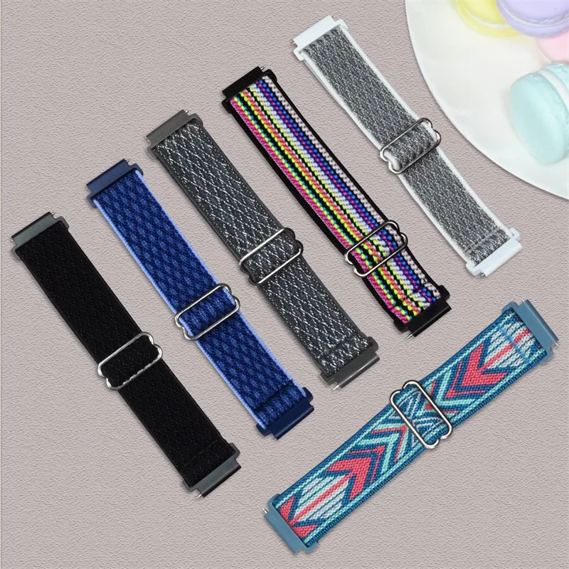 Pulseira elástica brilhante para relógio Samsung Galaxy, pulseira do orgulho boêmio, banda Huawei GT 3-2-e, 6, 5, Pro, 3, 4, Classic, Active 2, 20mm, 22mm