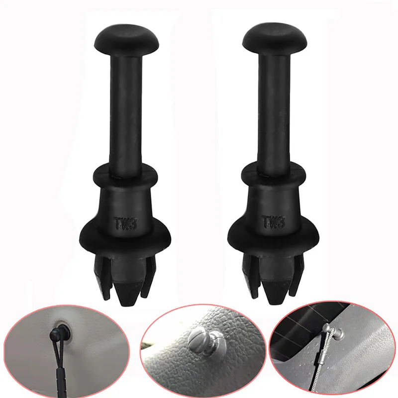 

2Pcs For Audi A3 S3 8P 8V Q5 SQ5 8R Q2 Q3 Parcel Shelf Holding Strap String Clip Knob Holder Pivot Peg 8P0862528 1M6867574A