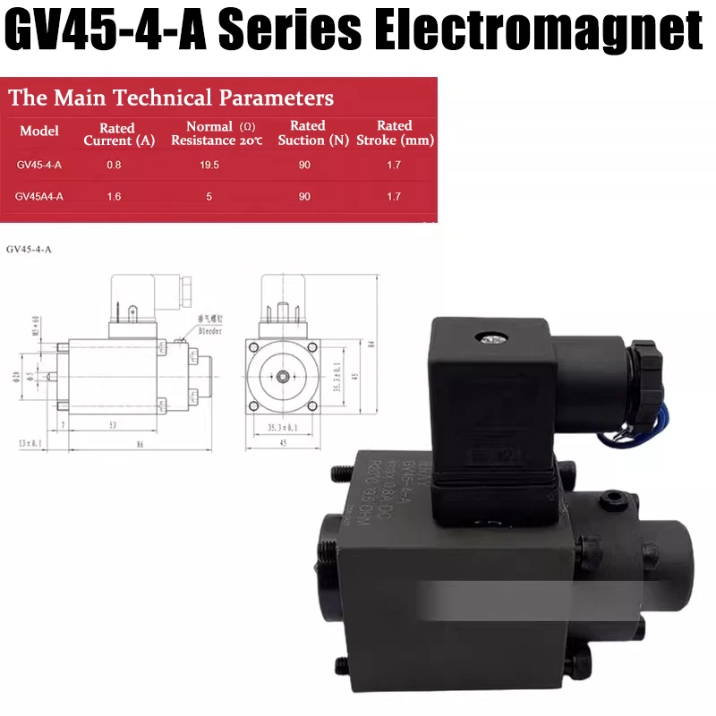 Imagem -06 - Bobina Proporcional do Solenóide Gp454-a Gh263045 060 035 Gv40 Gp60 Mfz1837yc Máximo Curric 08 Ampers 195 Ohms