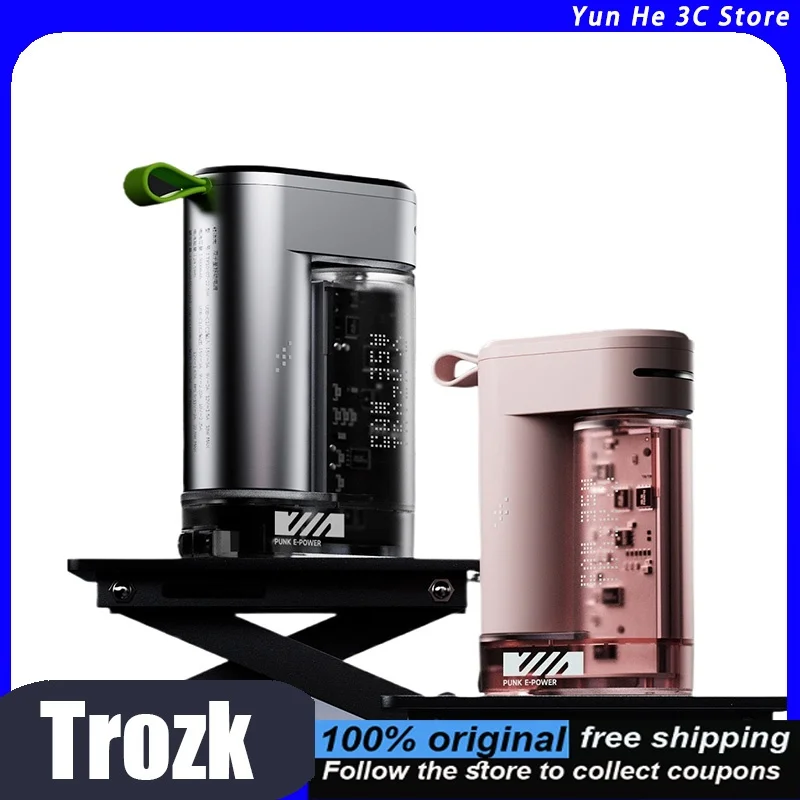 Trozk TP10 Power Bank 6800mAh 22.5W Fast Charging Portable 3C Certified Compact Airplane-Friendly Small Multifunctional Safety