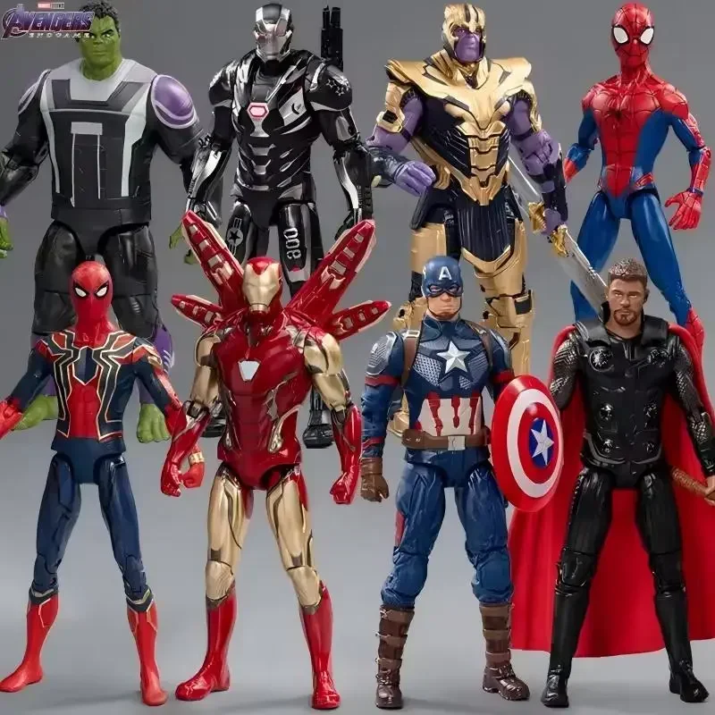 

IN stock Hot New ZD Toys Avengers Legends Iron Man Spider Man Thor Captain America Thanos Hulk War Machine Action Figures Gif
