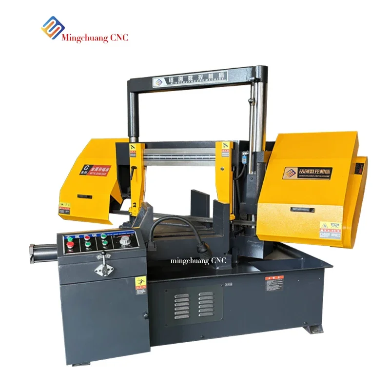 Double column gantry angle band saw machine horizontal metal pipe cutting machine