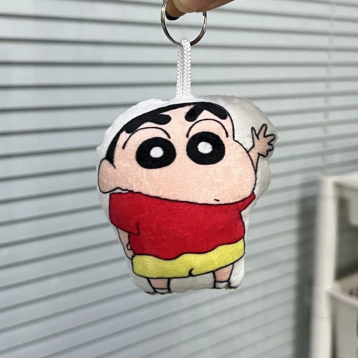 

Funny Quirky Crayon Shin-chan Press To Play Sound Re-recordable Plush Charm Doll Gag Gift Holiday Present for Teens Friends