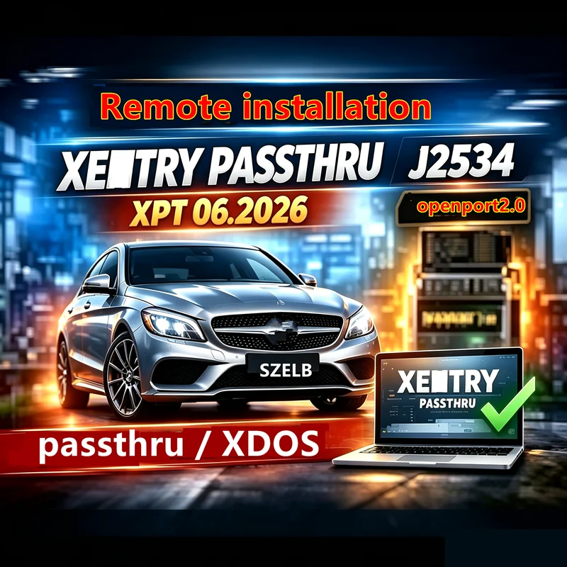 Newest 06.2026 Xentry Software Remote Install and Activate DT.S WI.S EP.C Vedamo for Auto Diagnostic Tool MB STAR SD C6 Openport