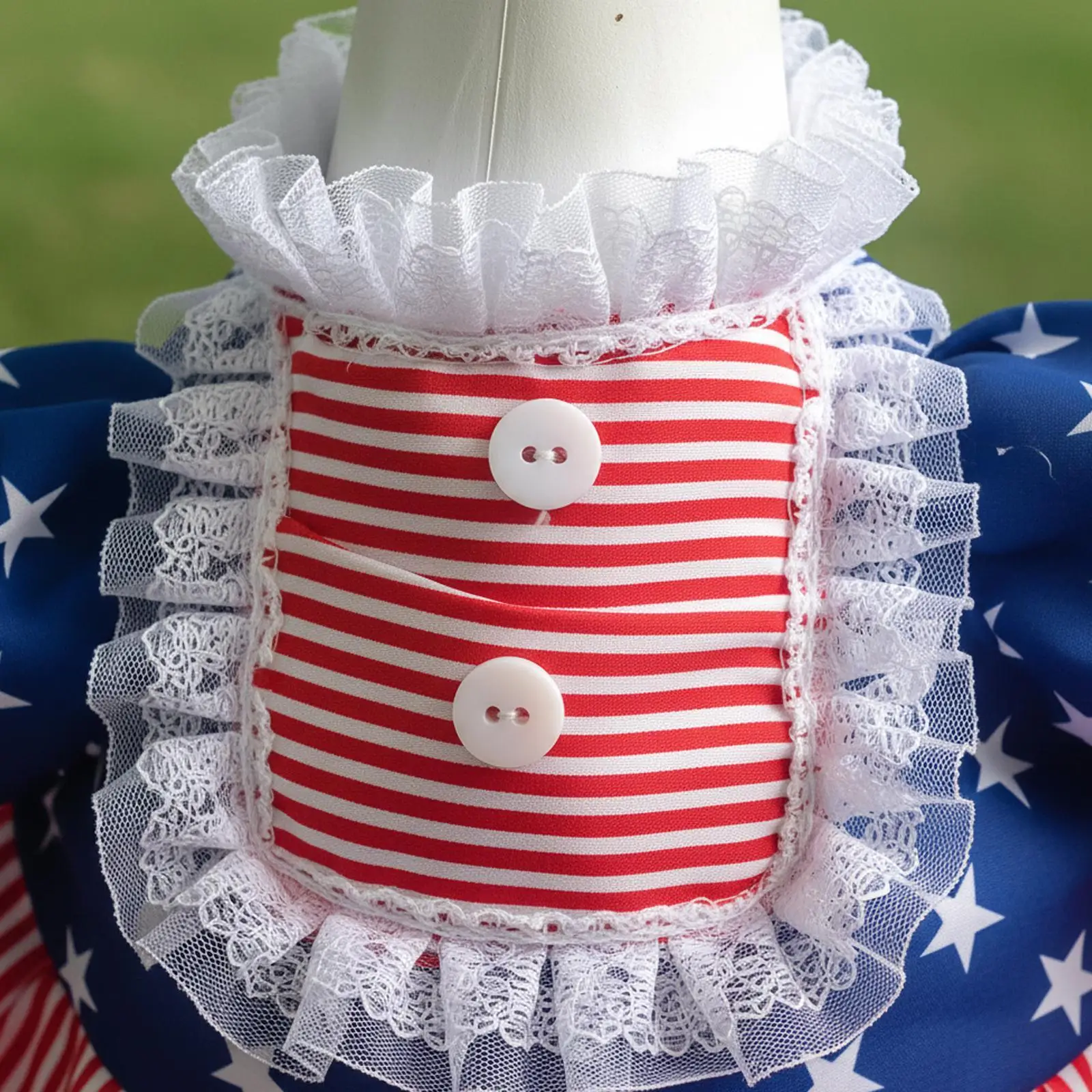 Independence Day Goose Outfit Cute Seasonal Holiday Costume Festivals Goose Clothes with Hat for Backyard Lawn Holiday Decor