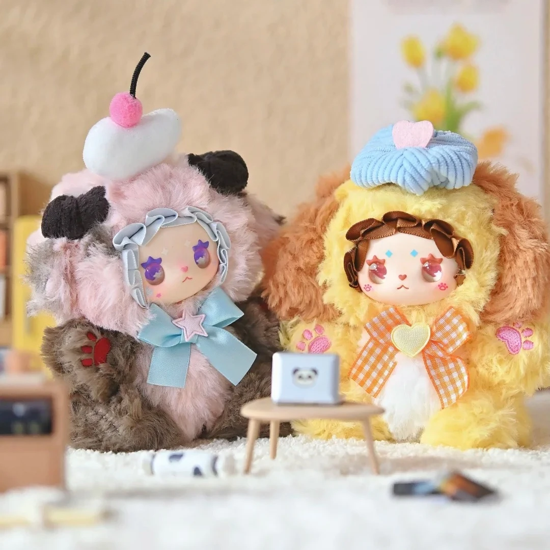Оригинальная серия плюшевых игрушек Lovely Emma Hugging: виниловая кукла-подвеска, милая модель, игрушка-сюрприз, коллекционная игрушка для детей