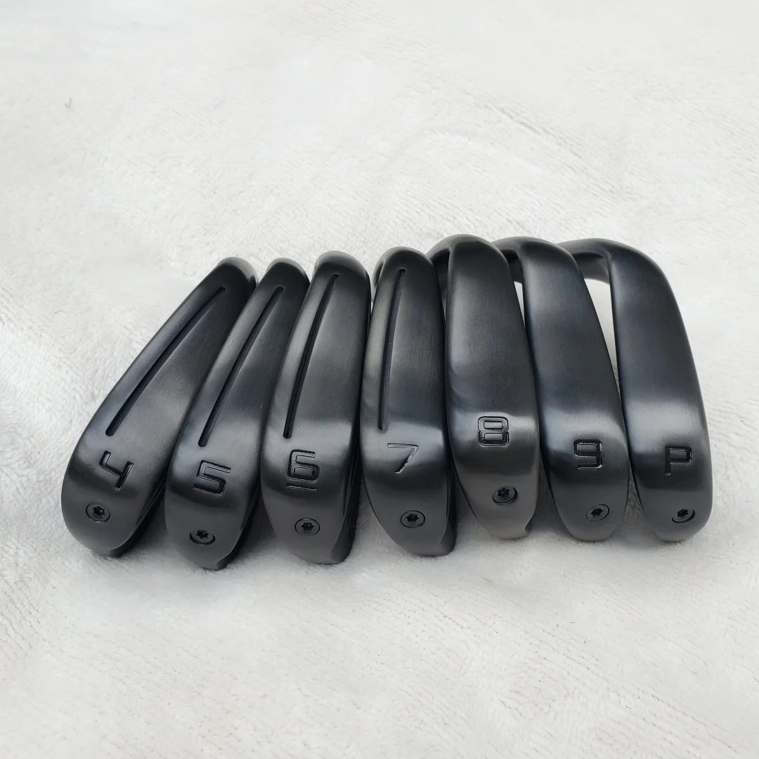 2025Men's Golf Club The fifth generation79-0 black Golf Irons set 4-9P 7pcs R/S/SR Flex Steel/Graphite Shaft With Head Cover
