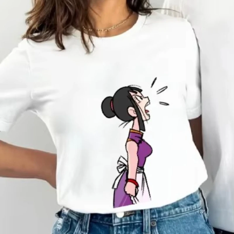 Dragon Ball Animation Hommes Femmes Couples T-Shirt D'été Décontracté Sport Fitness Lâche Surdimensionné Confortable Coton Manches Courtes