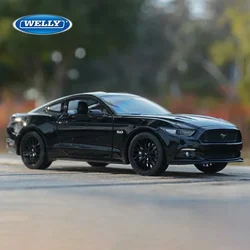 WELLY 1:24 Ford Mustang GT 2015 Muscle Car Alloy Car Model Diecasts & Toy Vehicles Toy Cars Kid Toys For Children Gifts