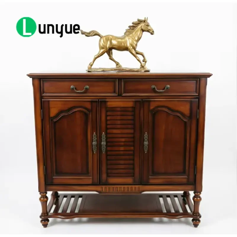 American Retro Multi Cabinet Locker Durable Living Room Storage Multifunctional Shoe Cabinet for Home Entryway Organization