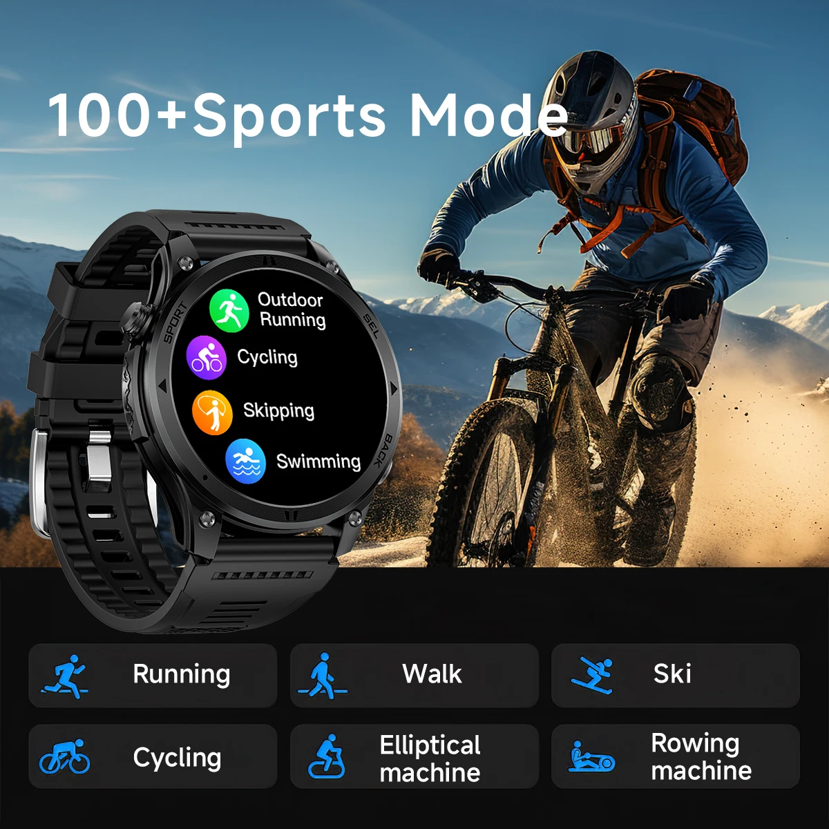Męski smartwatch 2026 T-Rex3 P – Outdoor Lighting Ip Rating recenzja i cena