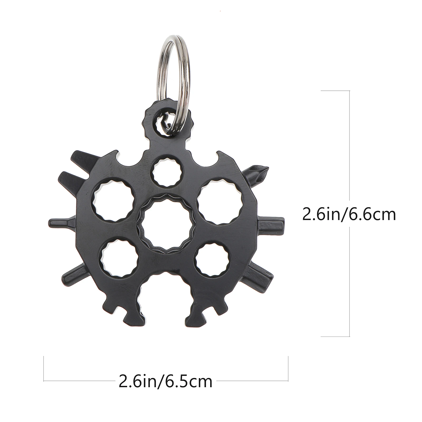 1Pcs 20-in-1 Multifunctional Snowflake Spanner Precision Crafted Non-Slip Grip Portable Reliable Hand Tool for Daily Repair