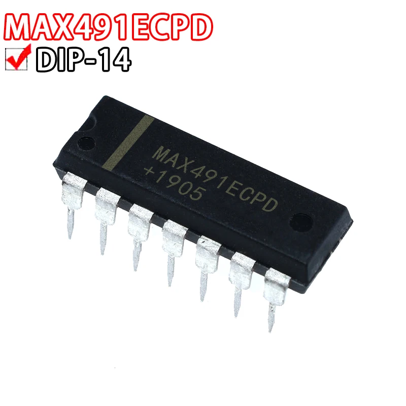 5PCS MAX491EPD MAX491CPD MAX491ECPD MAX491EEPD DIP14 transceiver IC