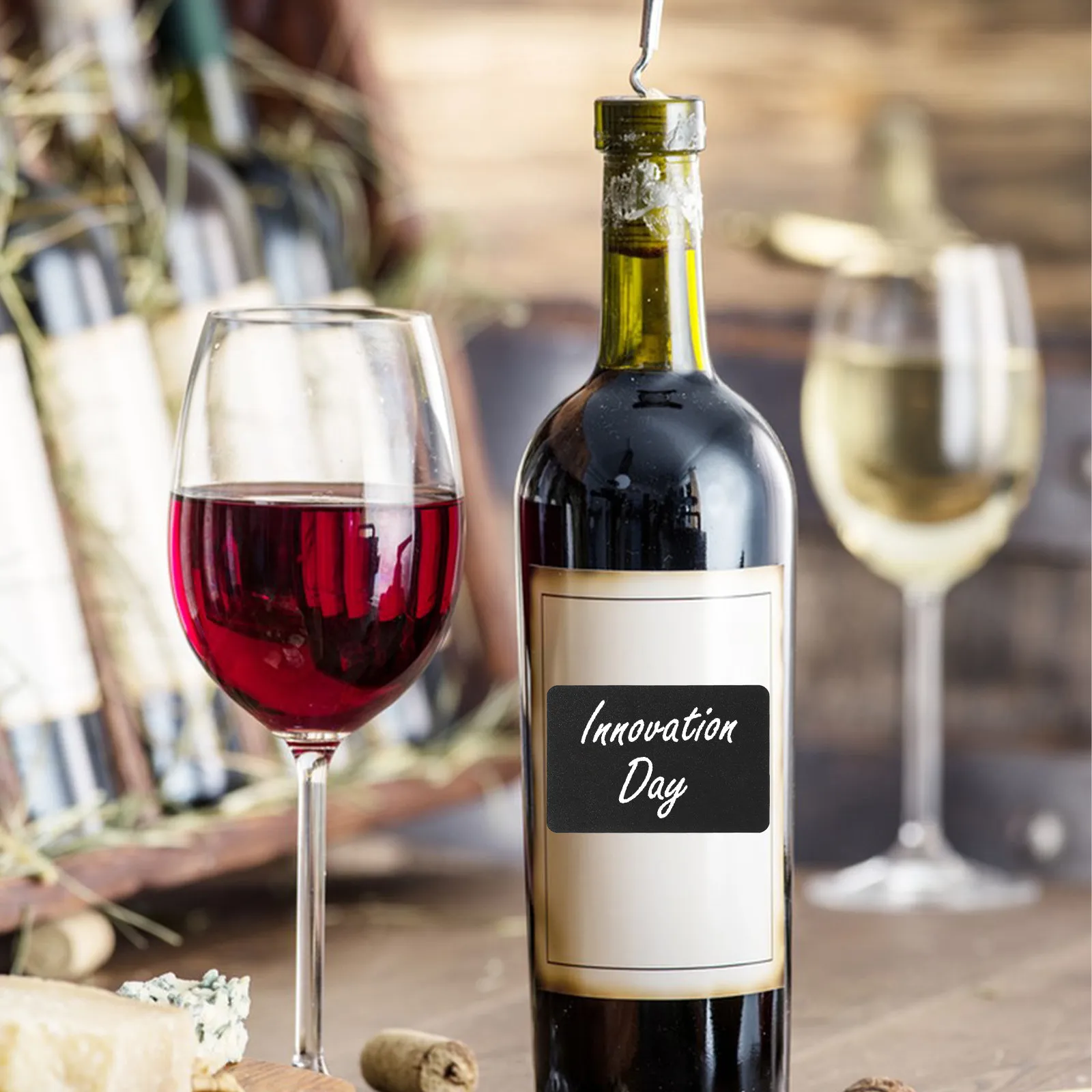 

Набор стикеров-досок для маркировки: съемные этикетки для винных бутылок, банок, контейнеров для хранения, для организации дома