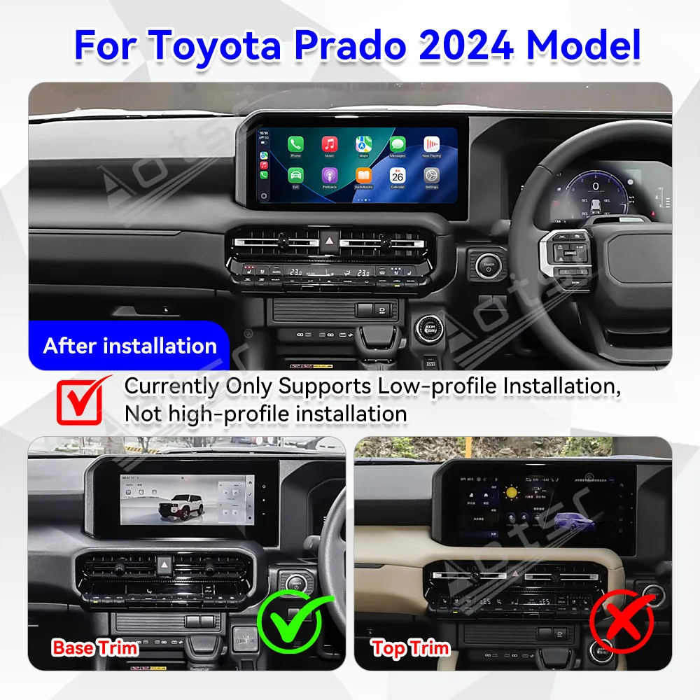 

Multimedia Android 14 Car Radio For Toyota Land Cruiser Prado LC250 2024 GPS Navigation Audio Video Stereo Receiver Head Unit