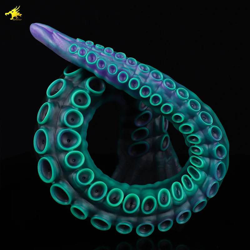 Nothosaur ALLA Tentacle Dildo Color Silicone Toys Realistic Octopus Fake Penis Adult Fantasy Dildo Holder Masturbation Sex Toys