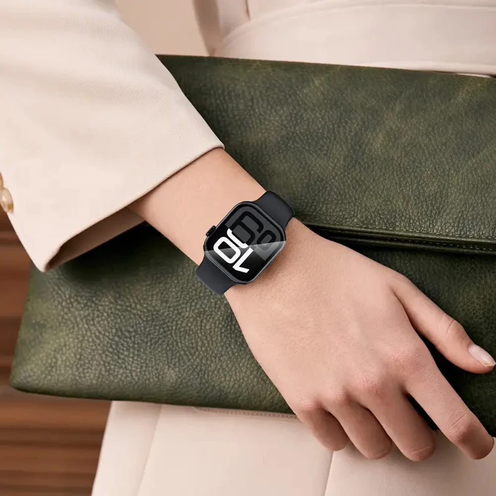 Proteggi schermo per Apple Watch 10 42mm 46mm 45mm 44mm 41 40 Pellicola morbida 3D HD Protettiva curva iWatch Serie 10 9 8 7 6 5 4 SE