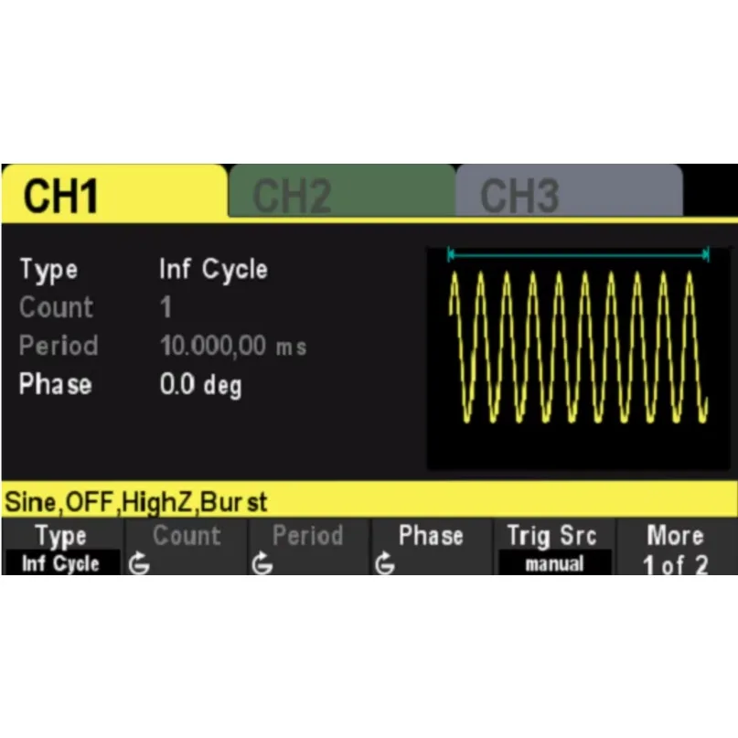 Hantek HDG3023C Versatile Dual-Channel Arbitrary Waveform Generator with High Accuracy and Stable Signal Performance