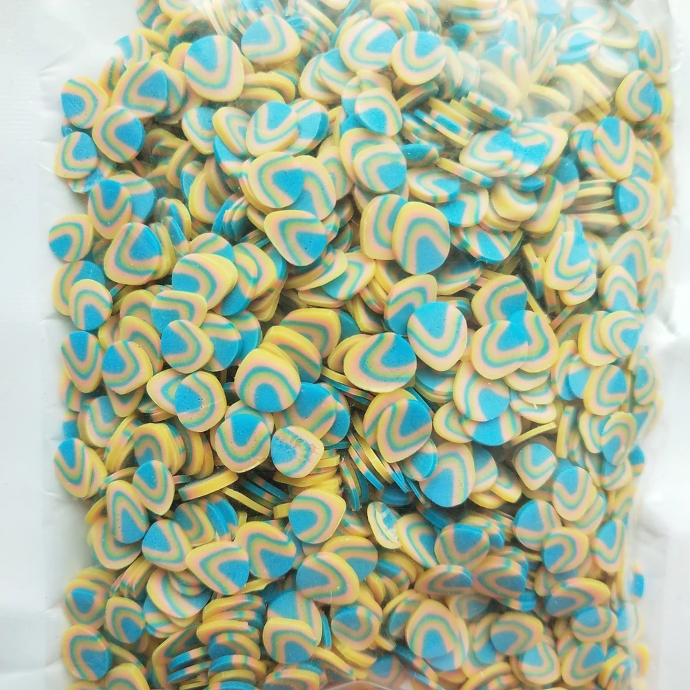 50g/Lot Easter Eggs Polymer Clays For Easter Day DIY Crafts Plastic Klei Mud Particles Slices For Slime Filler Accessories