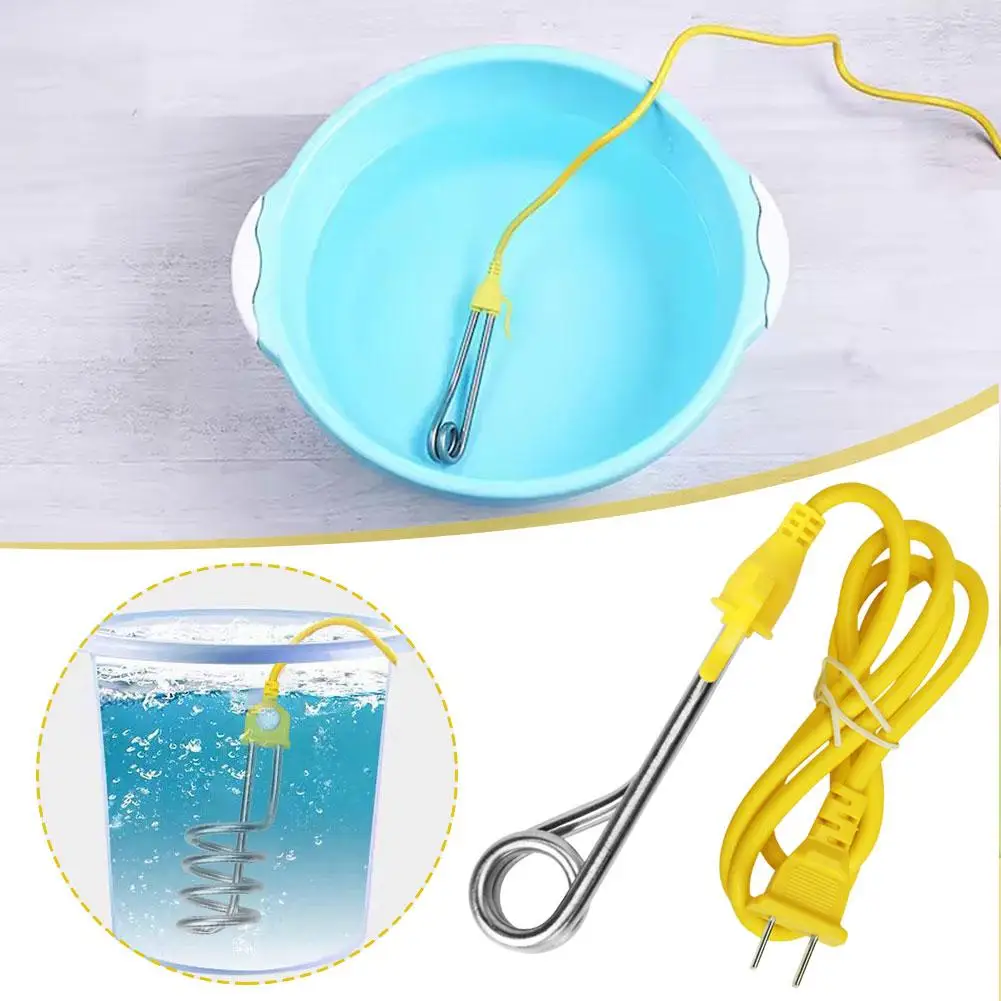 Electric Heater Mini Boiler Hot Water Coffee Immersion Travel Use 600W CN Plug 220V Water Immersion Heater Rod