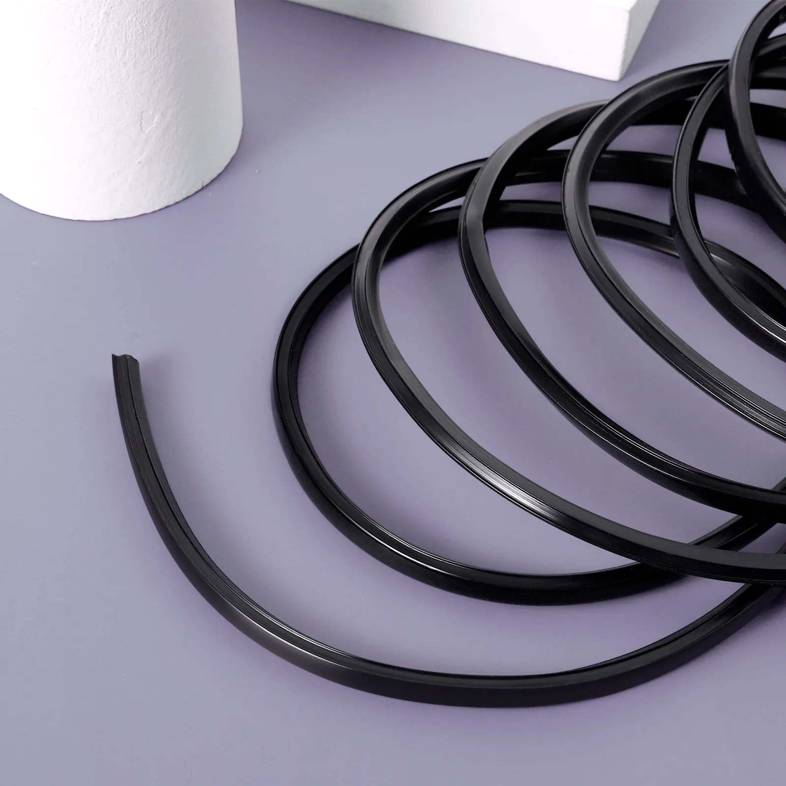 

1 Roll Black Flat Seal For Aluminum Profile Slot 3D Printer Parts Durable Plastic Replacement Accessory Machine Groove