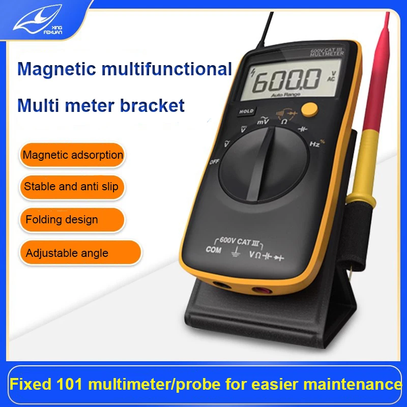 Multifunctional Multimeter Magnetic Storage Base For FLUKE 101 Multimeter And Probes Fixed Storage Stand Holder Support Base