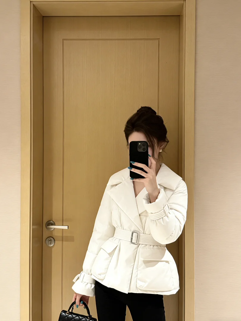 

Sli корейский белый хлеб Sle Thiened теплый хлопок Jaet ort стеганая верхняя одежда зимняя одежда женская мода