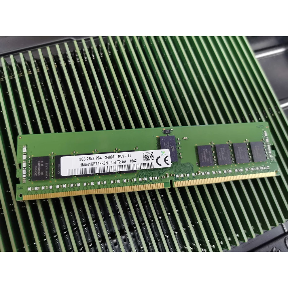 Memoria RAM de 1 piezas para servidor SK Hynix, 8GB, REG, HMA41GR7AFR8N-UH, 8G, 2RX8, DDR4, PC4-2400T