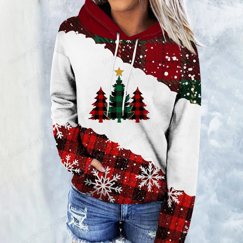 Santa Claus Sweatshirt Christmas 3d Print Hoodie Men Women Fashion Hoodies Women Sweat Snowflake Coat Xmas Hoodie Sweatshirt